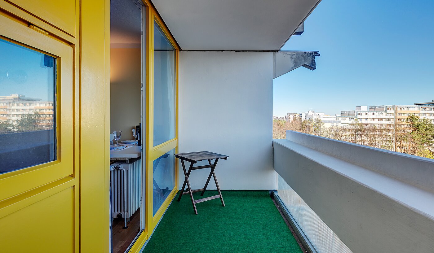 Apartment de 1 habitación | 70308 | Balkon