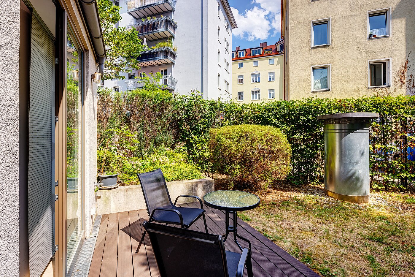 Apartamento de 2 habitaciones | München-Au | 70108 | Terrasse mit Süd-Ausrichtung