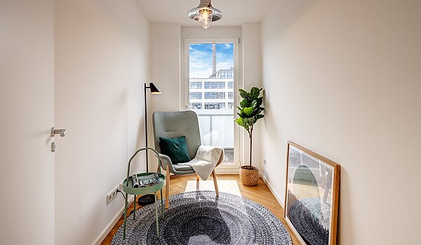 Apartamento de 2.5 habitaciones | München-Schwanthalerhöhe | 2210ML2 | Arbeitszimmer mit Terrassenzugang