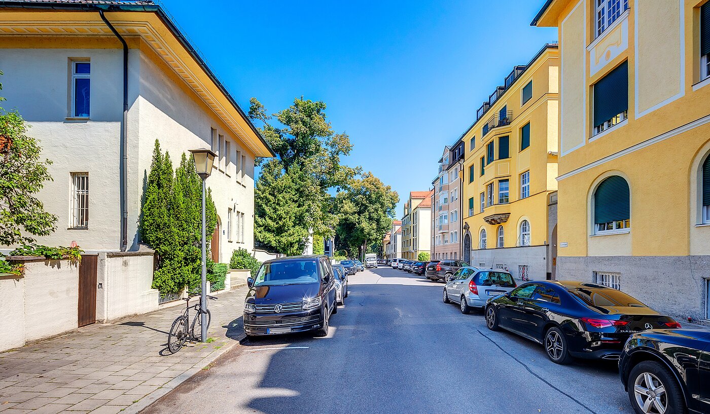 Apartamento de 1 habitación | München-Bogenhausen | 70070 | Straßenansicht