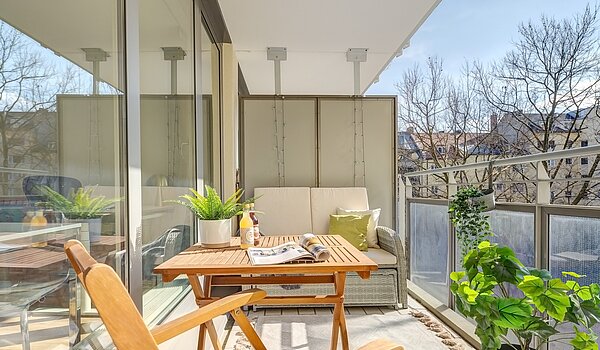 Apartamento de 2 habitaciones | München-Maxvorstadt | 70001 | Sonniger Süd-Balkon