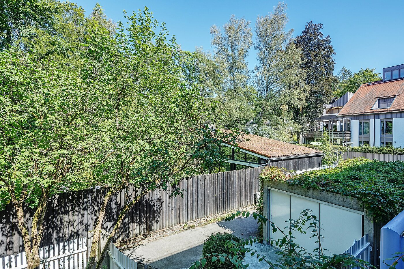Apartamento de 3 habitaciones | München-Harlaching | 1908ML6 | Ausblick vom Schlafzimmer