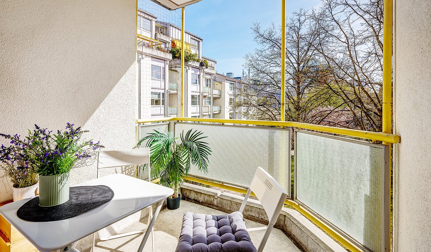 Apartamento de 1.5 habitaciones | München-Bogenhausen | 2203ML2 | Sonniger Südbalkon...