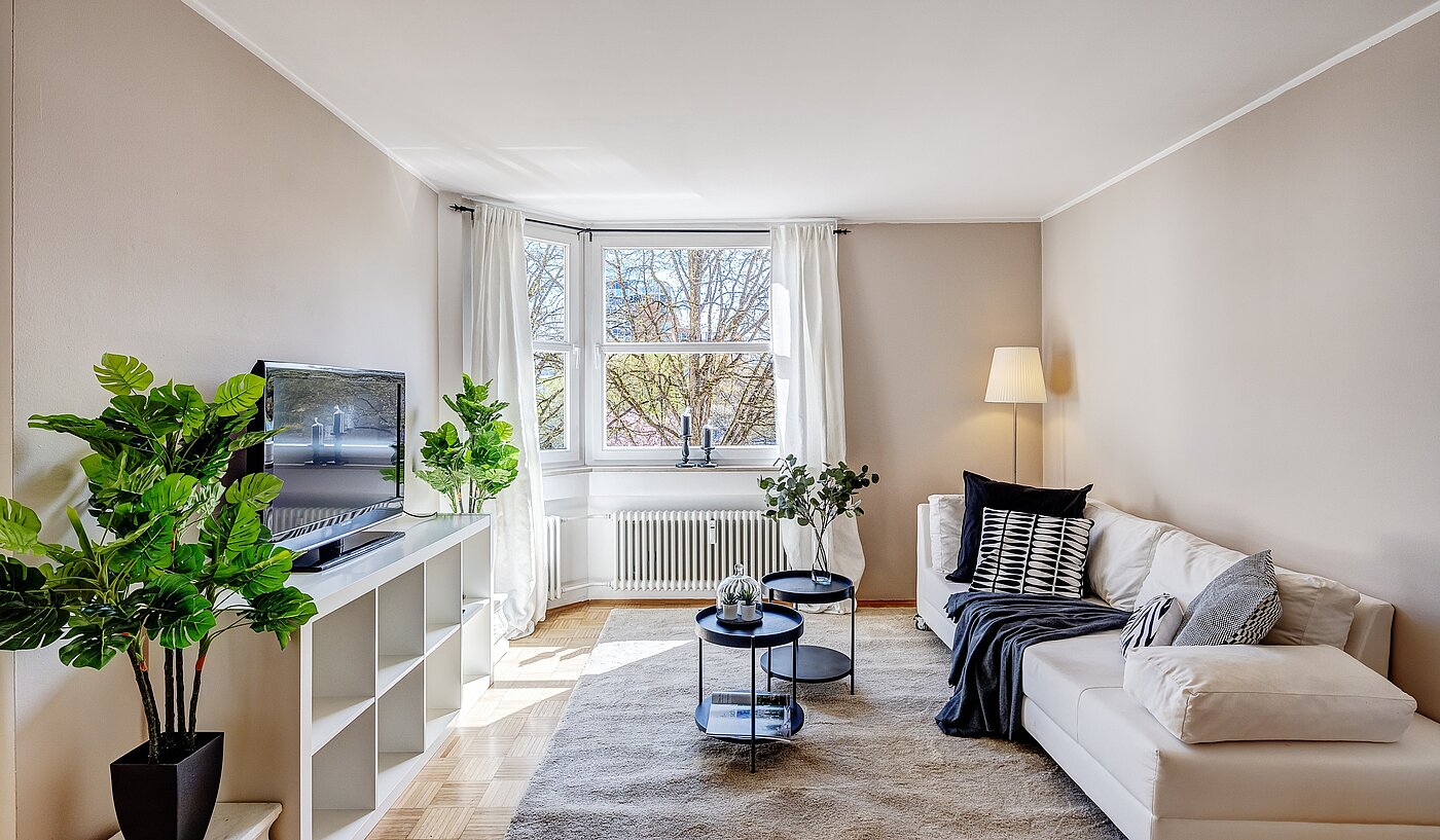 Apartamento de 1.5 habitaciones | München-Bogenhausen | 2203ML2 | Großzügiges Wohnzimmer...