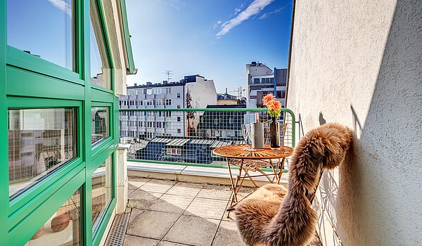 Apartamento de 1 habitación | München-Maxvorstadt | 70165 | Süd/West Terrasse mit...