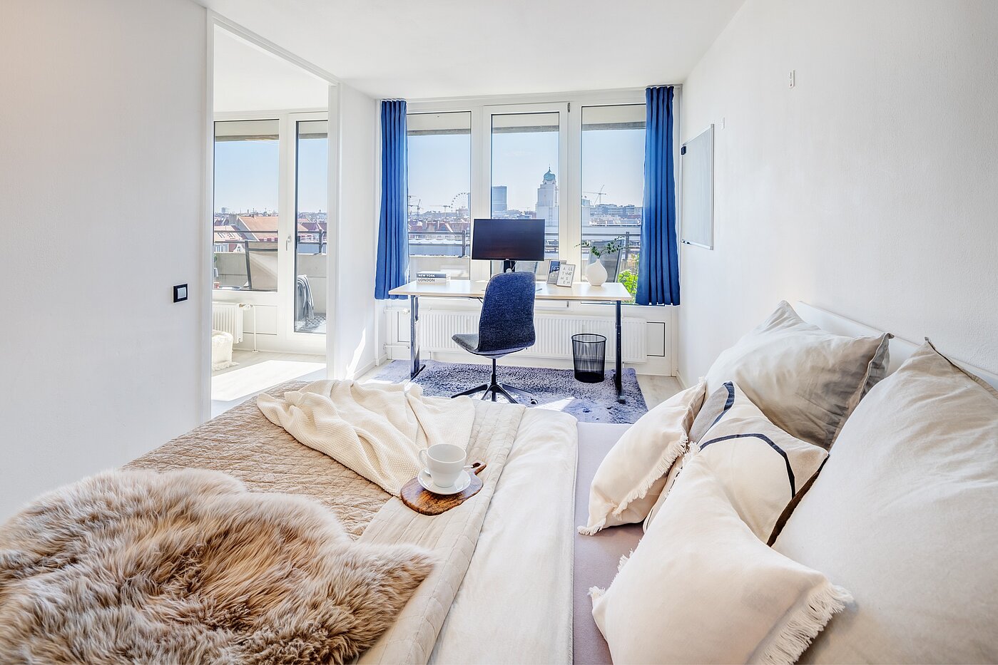 Apartamento de 2 habitaciones | München-Haidhausen | 70214 | Arbeitsplatz am Fenster