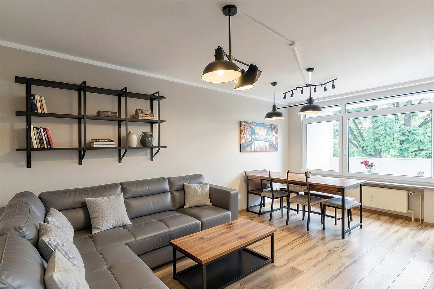 Apartamento de 4 habitaciones | München-Aubing | 70276 | KI-generiertes Möblierungsbeispiel
