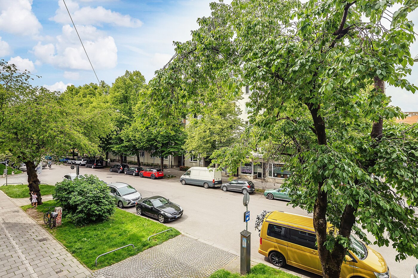 Apartamento de 2.5 habitaciones | München-Nymphenburg | 2204ML61 | Aussicht zur Straße
