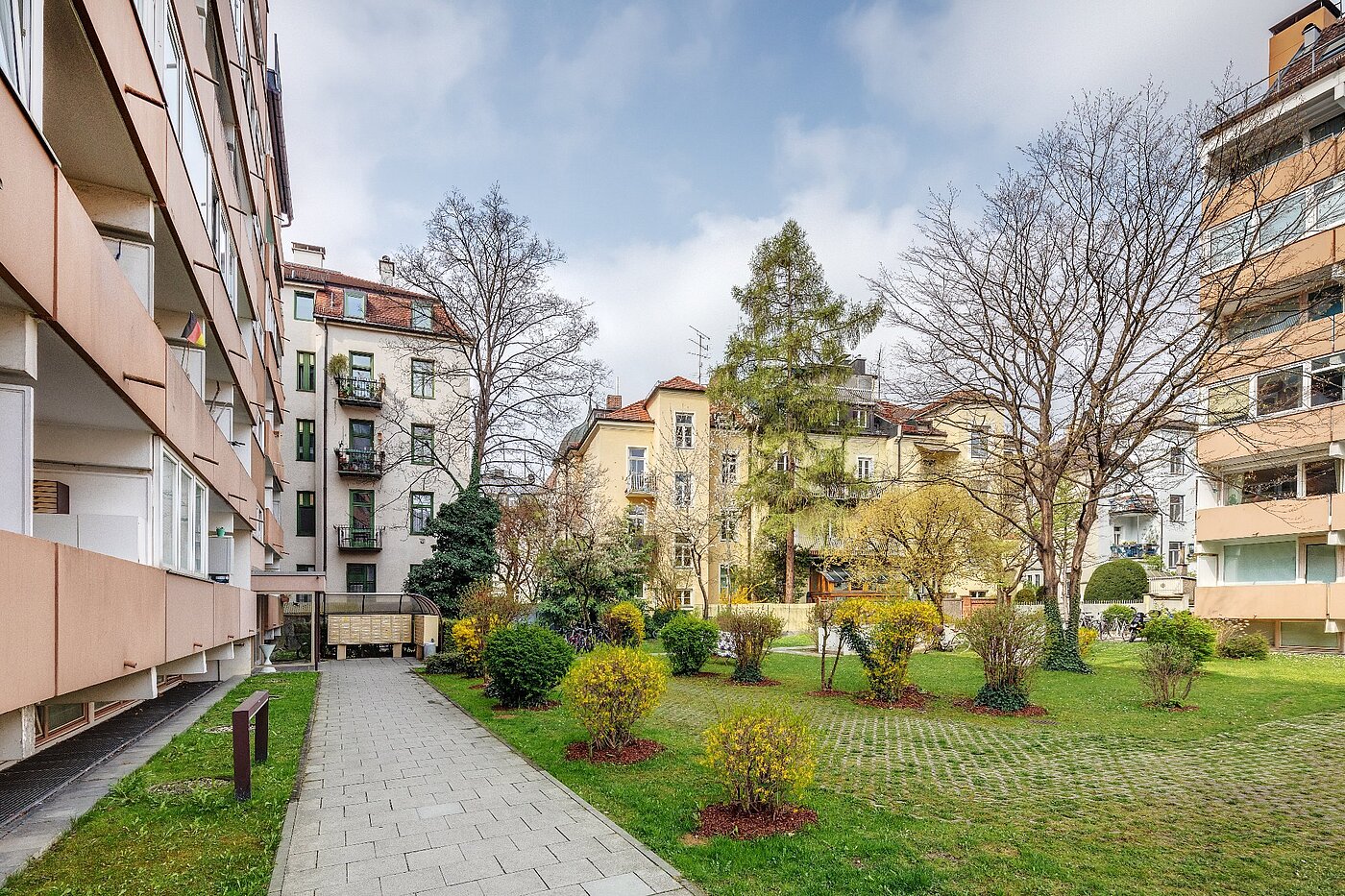 Apartamento de 1 habitación | München-Nymphenburg | 1912ML2 | Gepflegter Innenhof