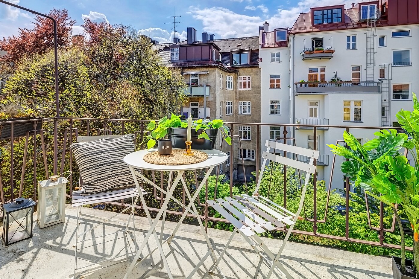 Apartamento de 1.5 habitaciones | München-Schwabing | 70014 | Sonniger Balkon