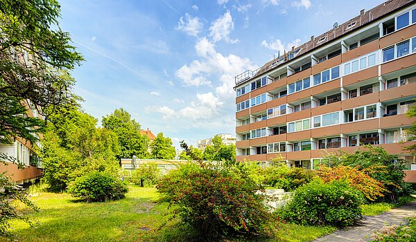 Apartamento de 1 habitación | München-Neuhausen | 702271 | Gartenansicht