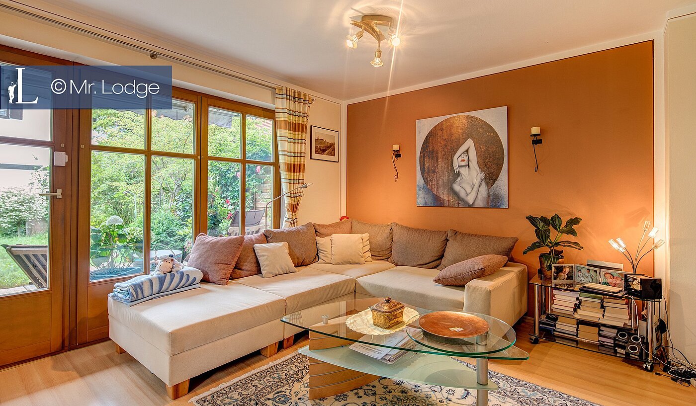 Piso en planta baja de 2 habitaciones | München-Lochhausen | 1706ML1 | Helles Wohnzimmer