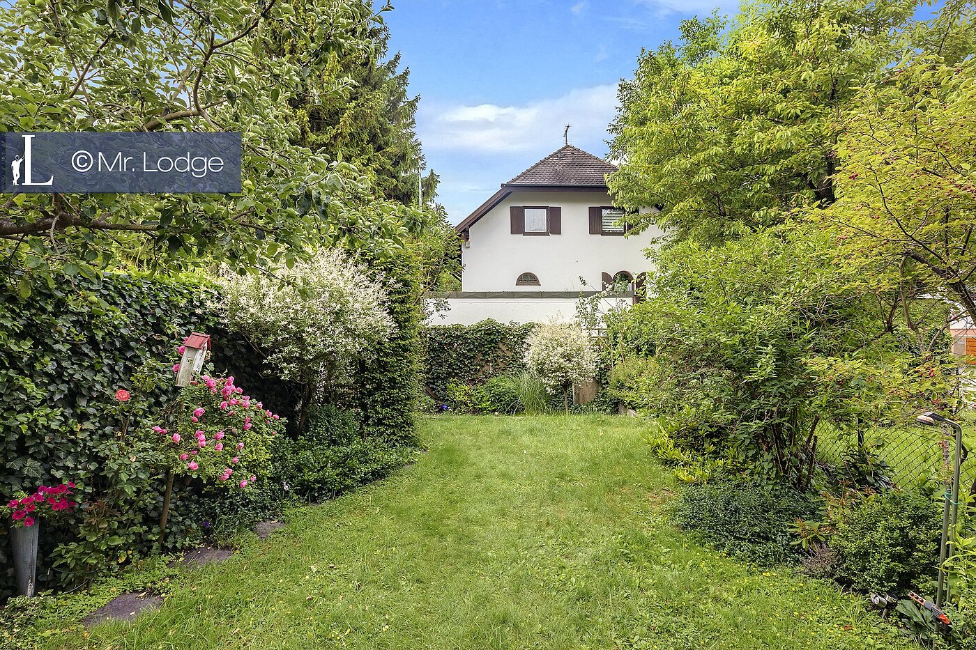 Piso en planta baja de 2 habitaciones | München-Lochhausen | 1706ML1 | Garten, Blick von der Terrasse