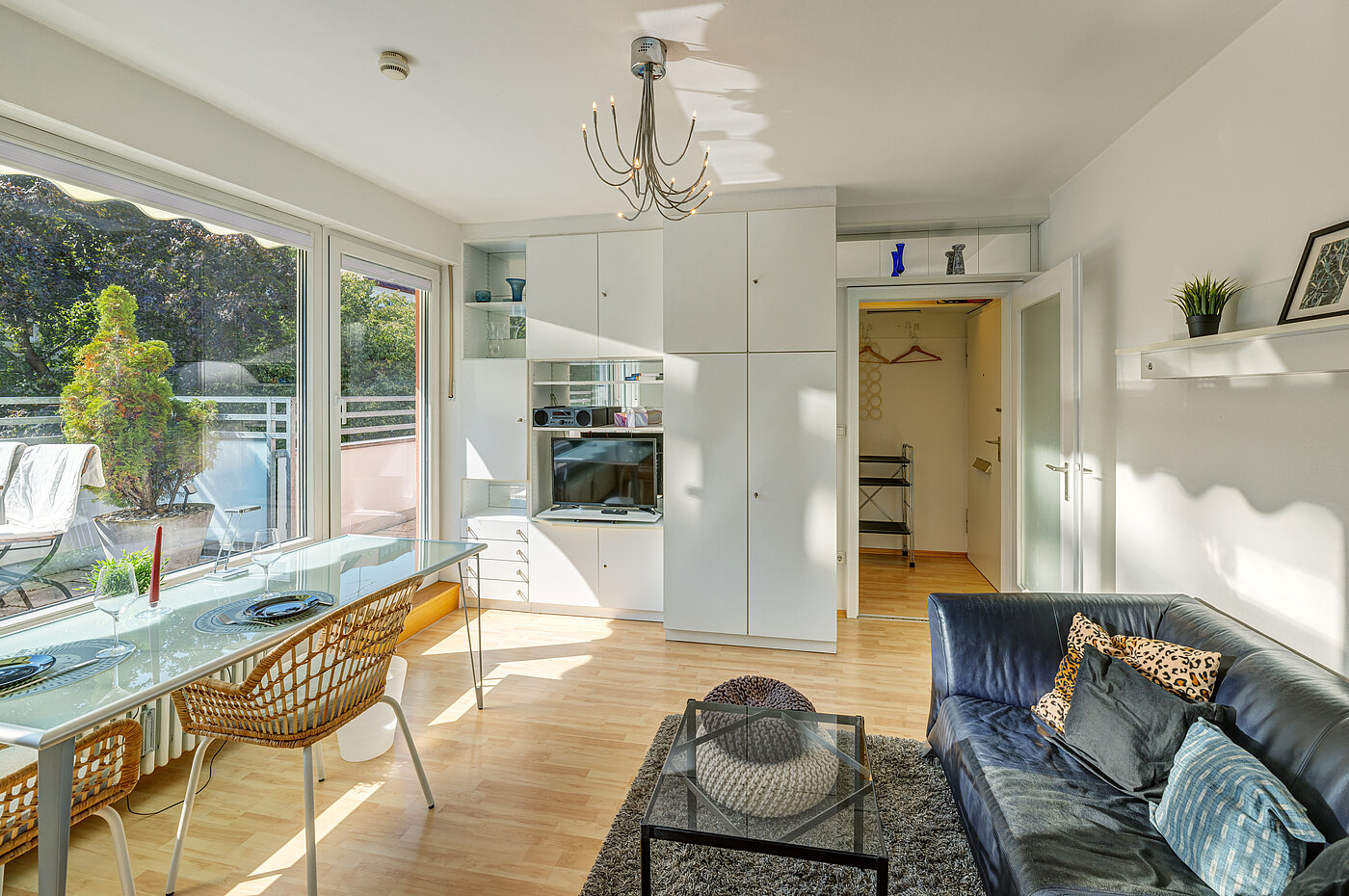 Apartamento de 1 habitación | München-Schwabing | 70449 | Sehr helles Wohnzimmer...