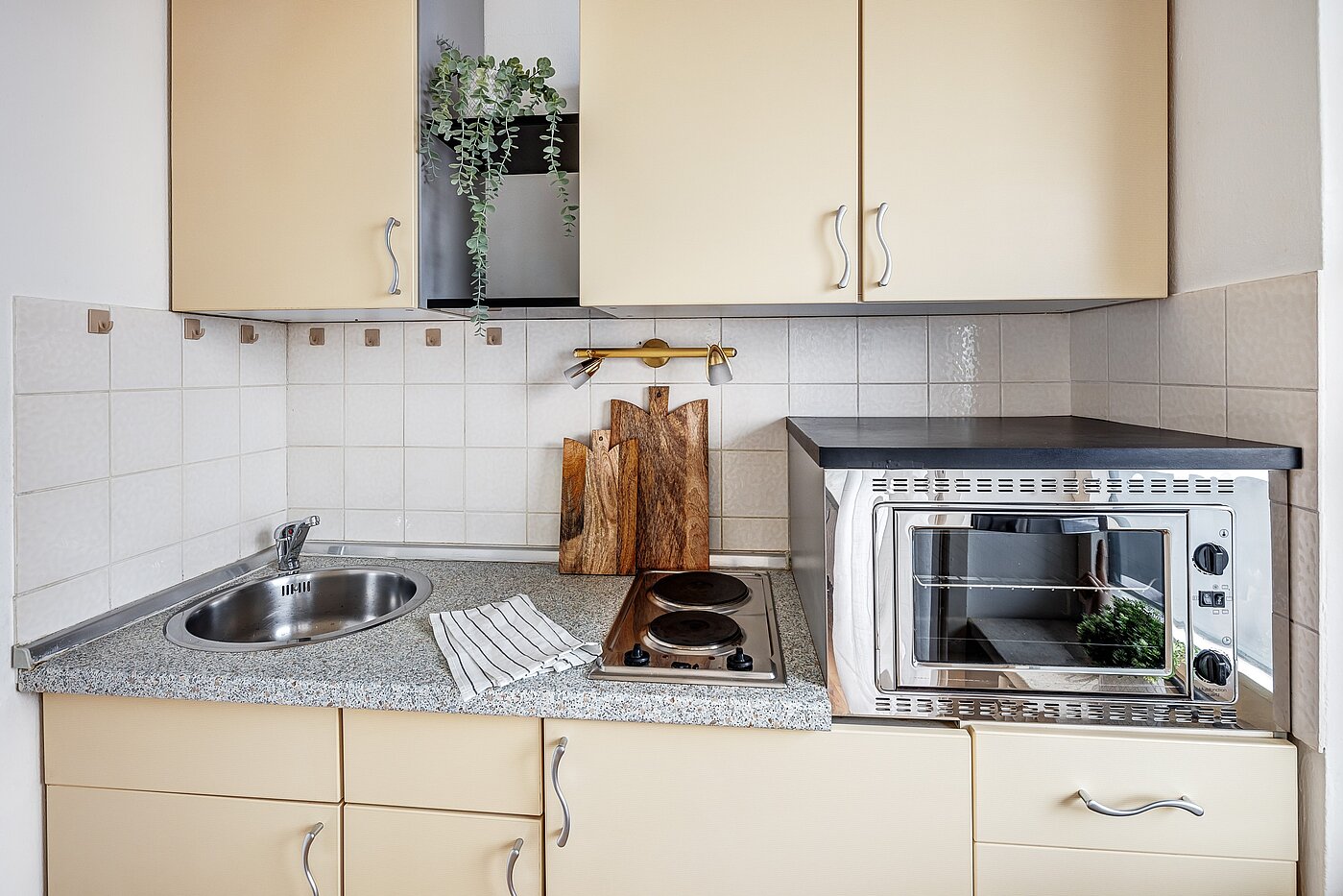 Apartamento de 1 habitación | München-Solln | 2201ML92 | Blick in die separate Küche