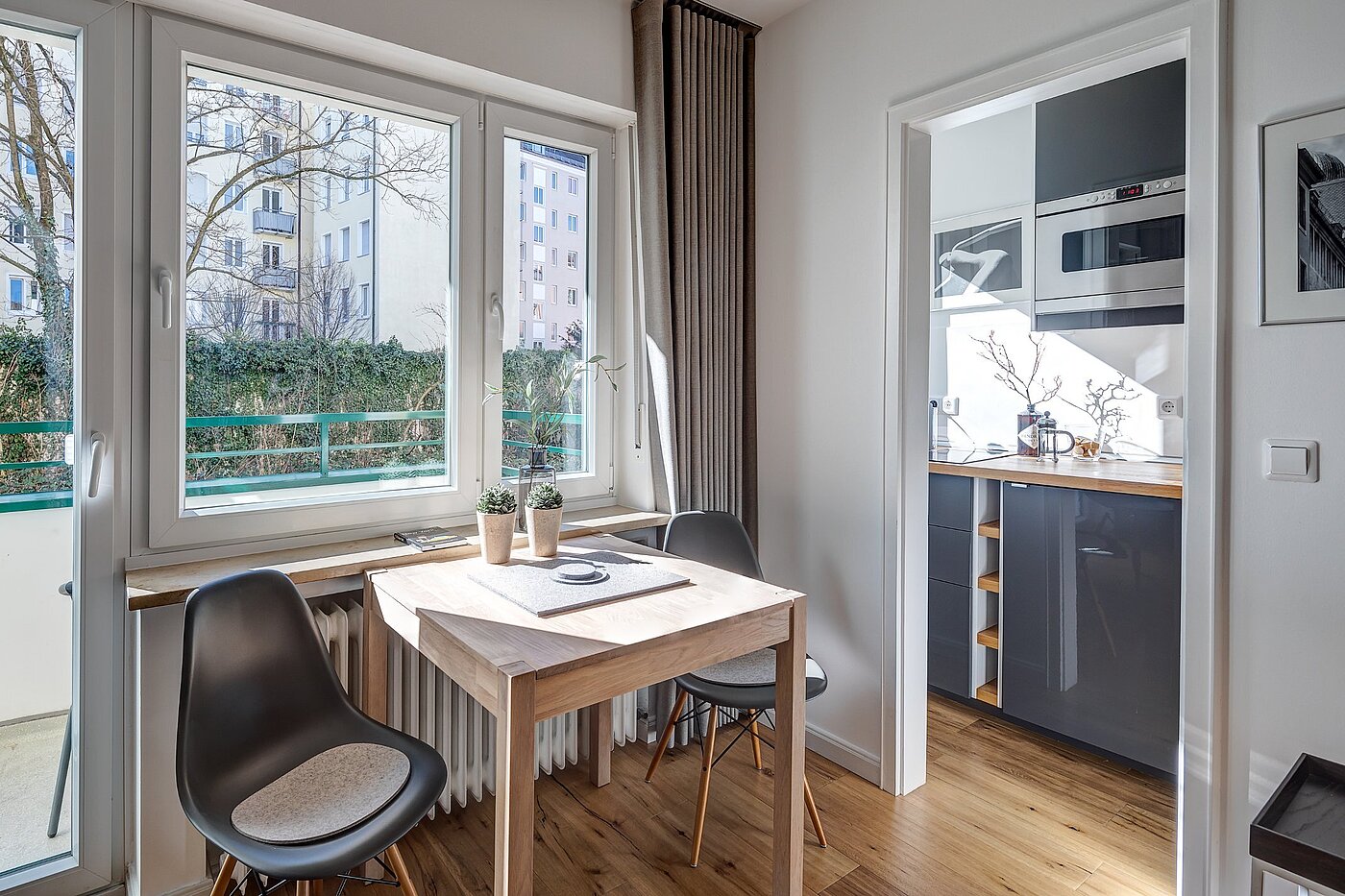 Apartamento de 1 habitación | München-Schwabing | 2109ML5 | ... und Platz zum essen