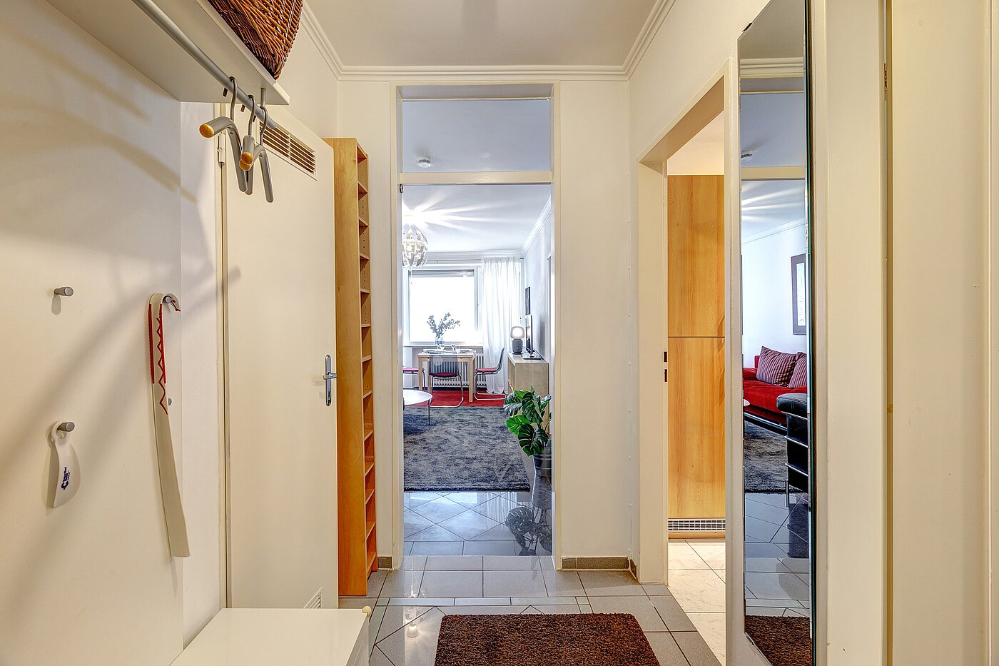 Apartamento de 2 habitaciones | München-Milbertshofen | 701801 | Flur Richtung Wohnzimmer
