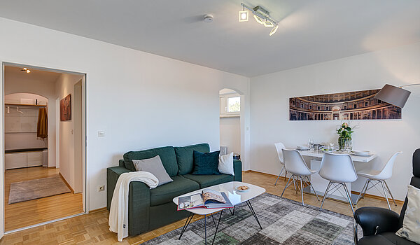 Apartamento de 2 habitaciones | München-Moosach | 70407 | Wohnbereich