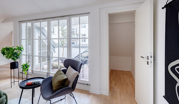 Piso ático de 1 habitación | München-Sendling | 700402 | Praktischer Abstellraum