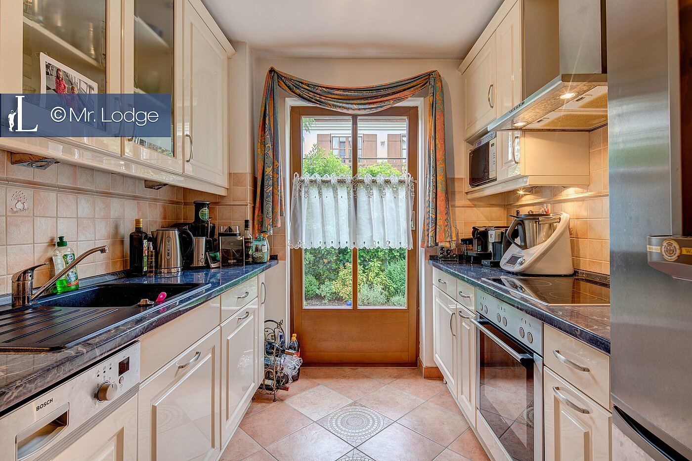 Piso en planta baja de 2 habitaciones | München-Lochhausen | 1706ML1 | Küche/Frühstücksterrasse-Ost