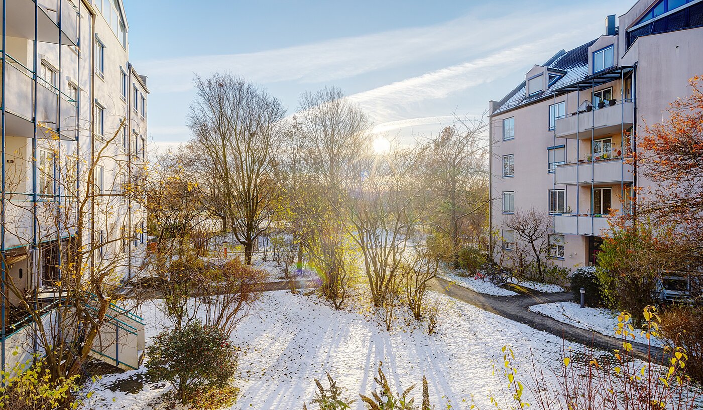 Apartamento de 3 habitaciones | München-Bogenhausen | 70085 | ...in den Innenhof