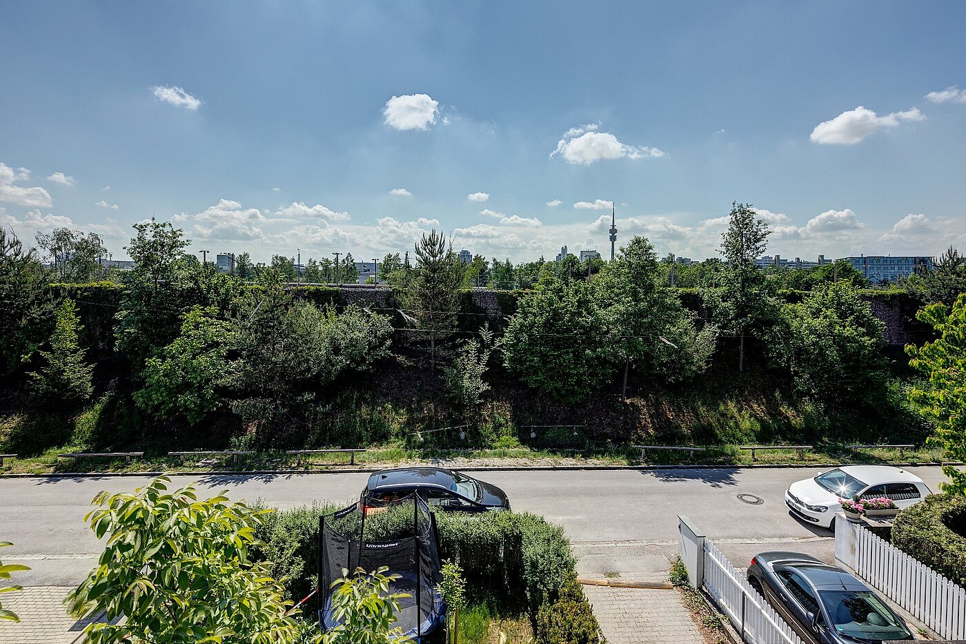 Piso ático de 3 habitaciones | München-Hasenbergl | 1803ML5 | Blick vom Balkon