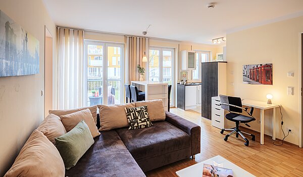 Apartamento de 2 habitaciones | München-Schwabing | 703161 | Wohnzimmer