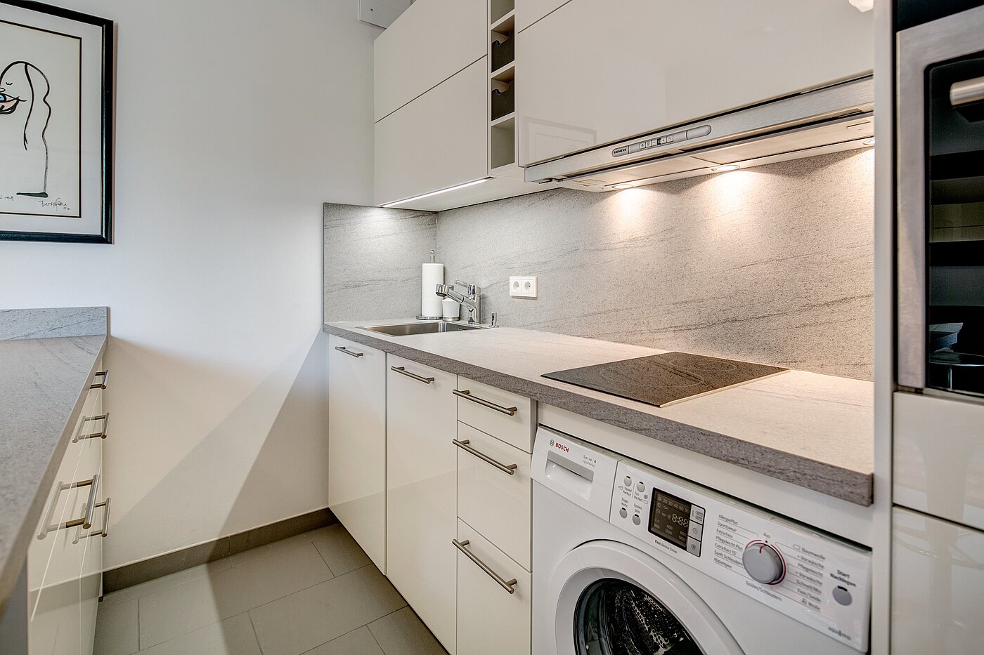 Apartamento de 1 habitación | München-Ramersdorf | 2207ML51 | ...und Küchenzeile