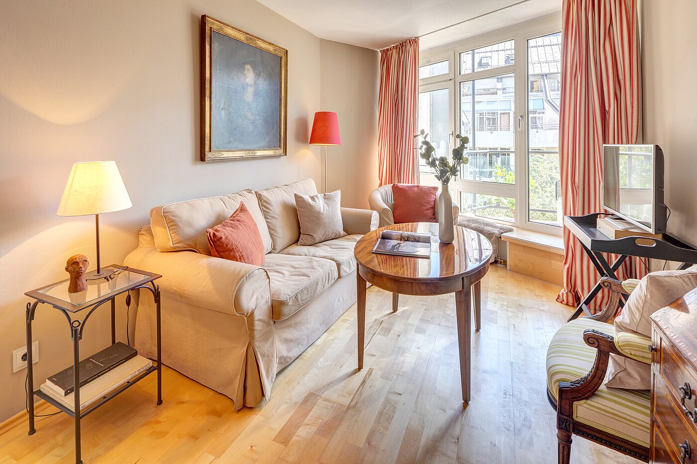 Apartamento de 1.5 habitaciones | München-Maxvorstadt | 70480 | Wohnzimmer