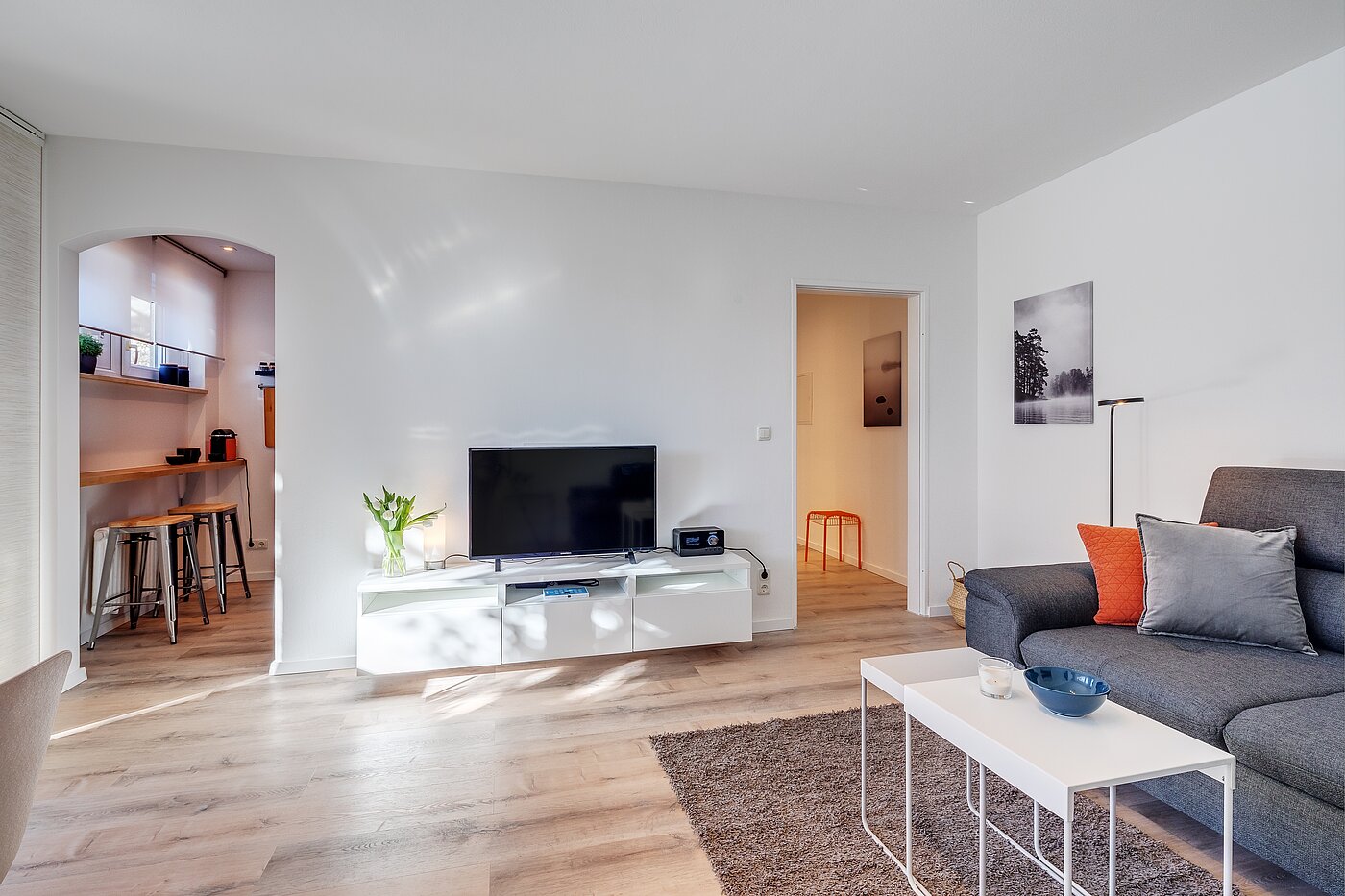 Piso en planta baja de 2 habitaciones | München-Moosach | 70462 | Wohnzimmer