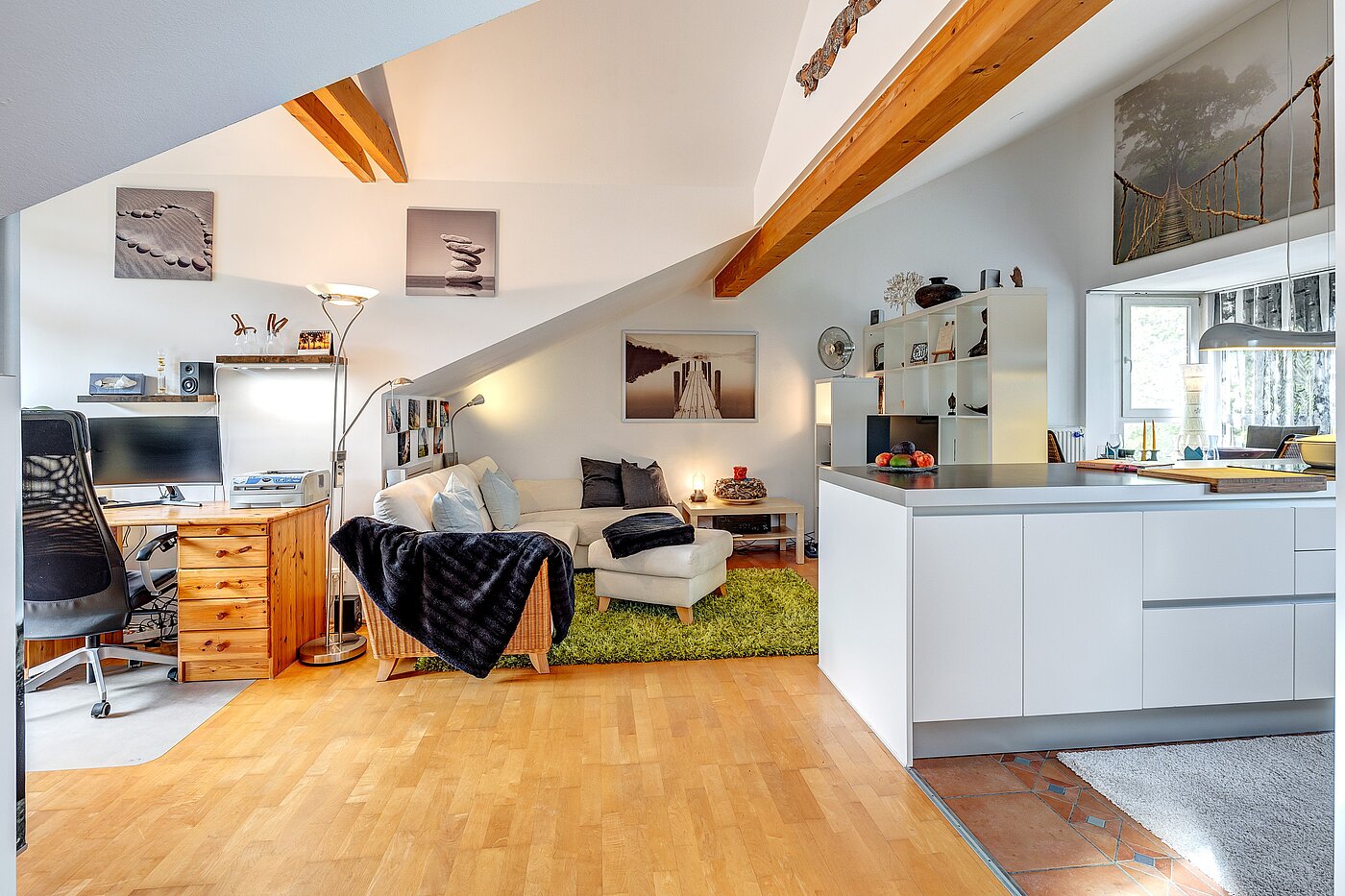Apartamento de 2.5 habitaciones | Eching | 70100 | Offener Wohnbereich