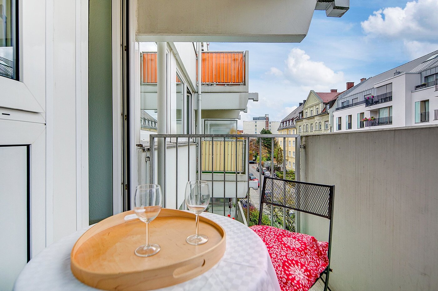 Apartamento de 1 habitación | München-Neuhausen | 1911ML8 | Sonniger Balkon