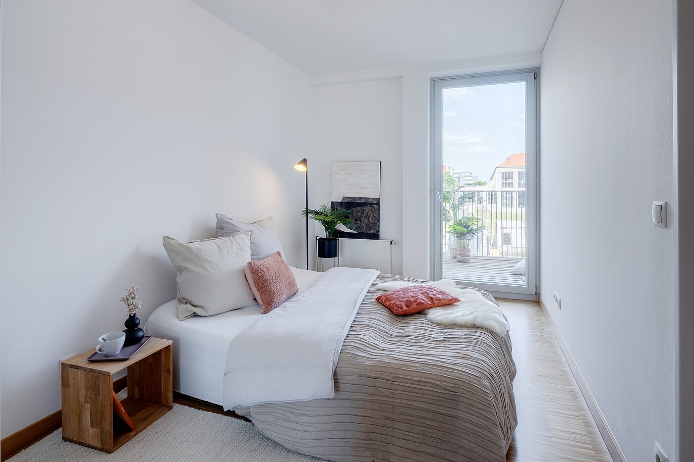 Apartamento de 2 habitaciones | München-Schwanthalerhöhe | 2206ML11 | Blick in das Schlafzimmer...