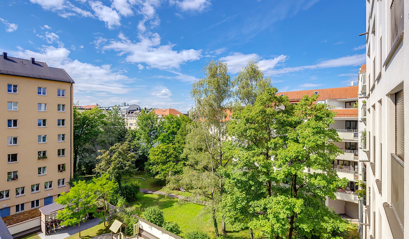 Apartamento de 3 habitaciones | 70046 | ...und begrünten Innenhof