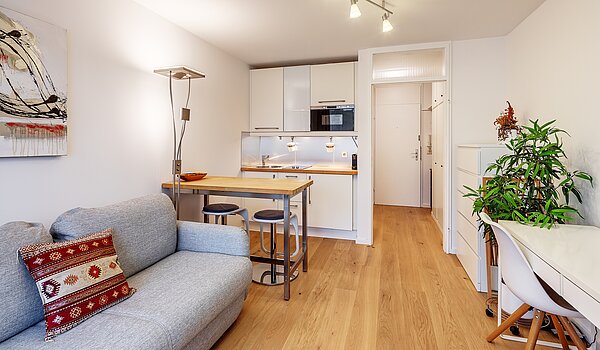 Apartamento de 1 habitación | München-Schwabing | 70475 | Wohnzimmer...