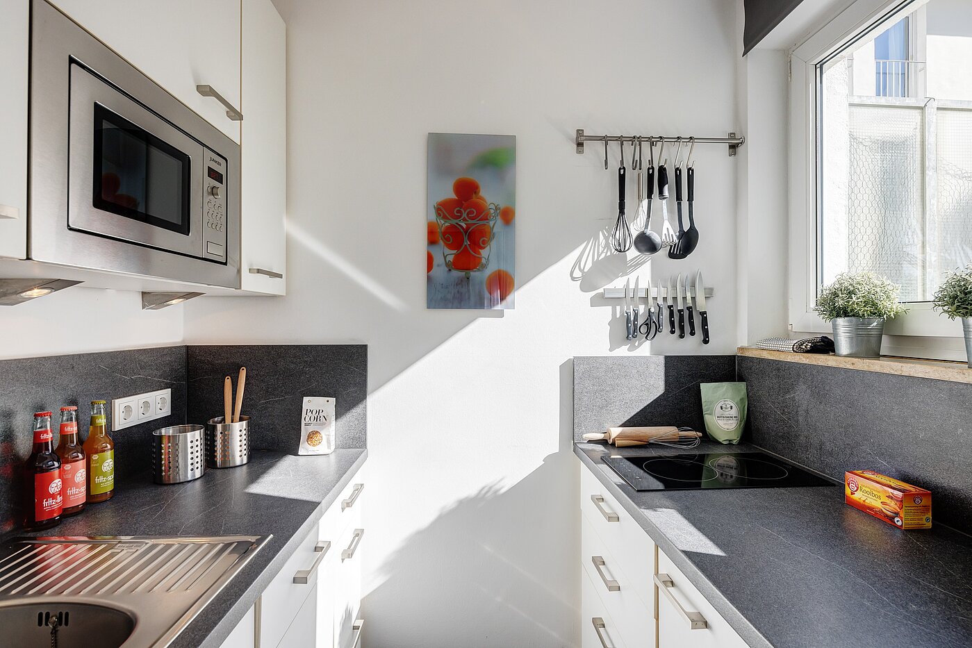 Apartamento de 1 habitación | München-Maxvorstadt | 70027 | Separate Küche mit...