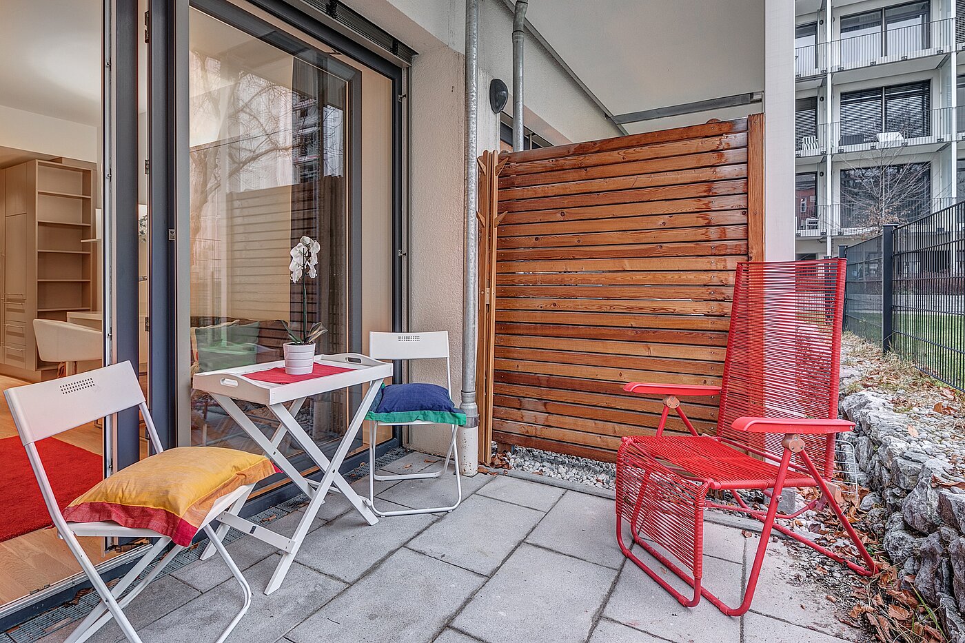 Piso en planta baja de 1 habitación | München-Bogenhausen | 2301ML3 | Zugang zur Süd-Terrasse