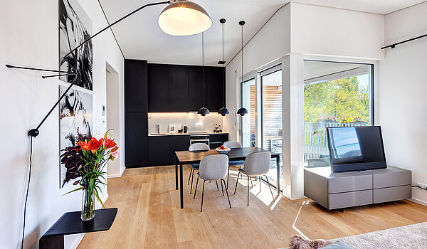 Penthouse de 2 habitaciones | München-Maxvorstadt | 704271 | Schicke Einbauküche mit......