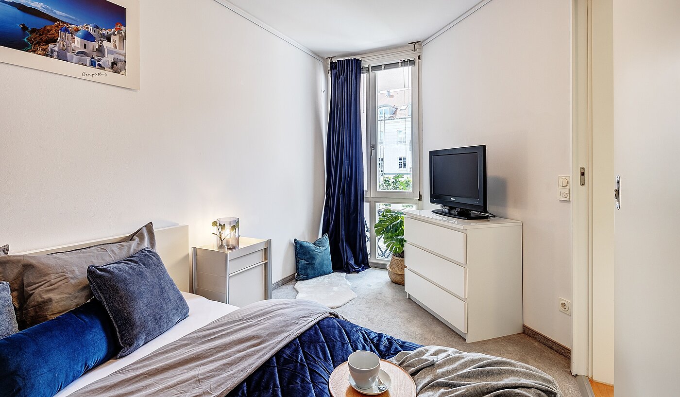 Apartamento de 1.5 habitaciones | München-Schwabing | 2205ML81 | Separates Schlafen