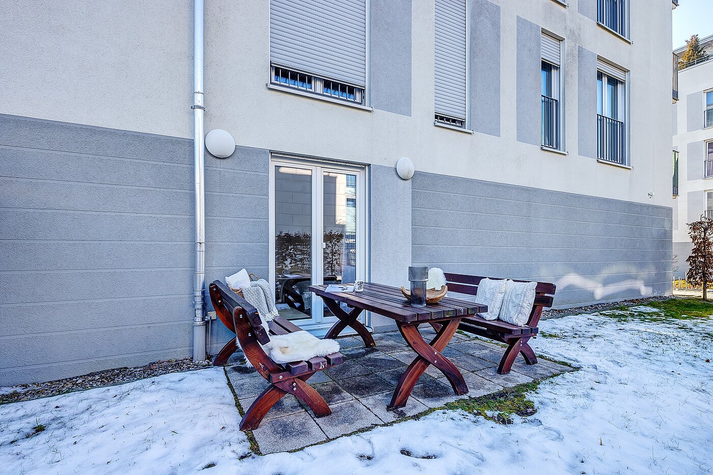 Piso en planta baja de 2 habitaciones | München-Riem | 2201ML1 | Terrasse und...