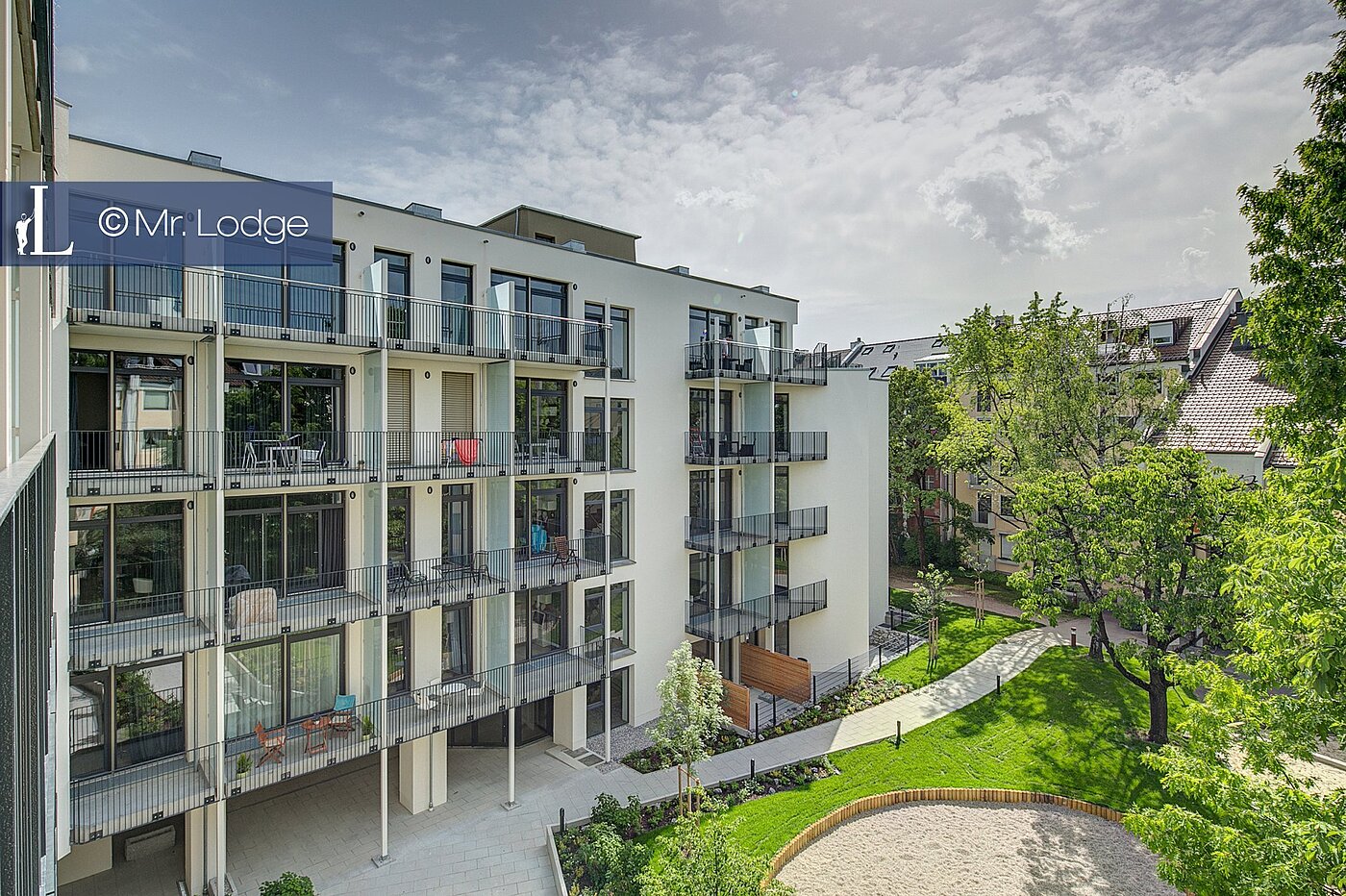 Apartamento de 1 habitación | München-Bogenhausen | 1802ML4 | - über den ruhigen Innenhof -