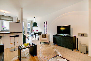 Maxvorstadt: apartamento tranquilo de 2 habitaciones en Nymphenburger Höfe