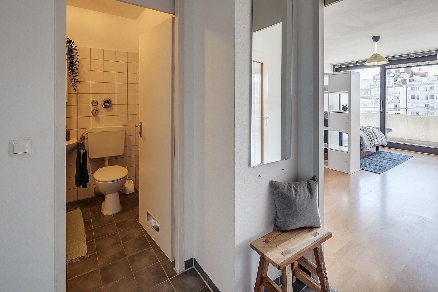 Apartamento de 1 habitación | München-Schwabing | 2007ML2 | Diele mit Stellfläche