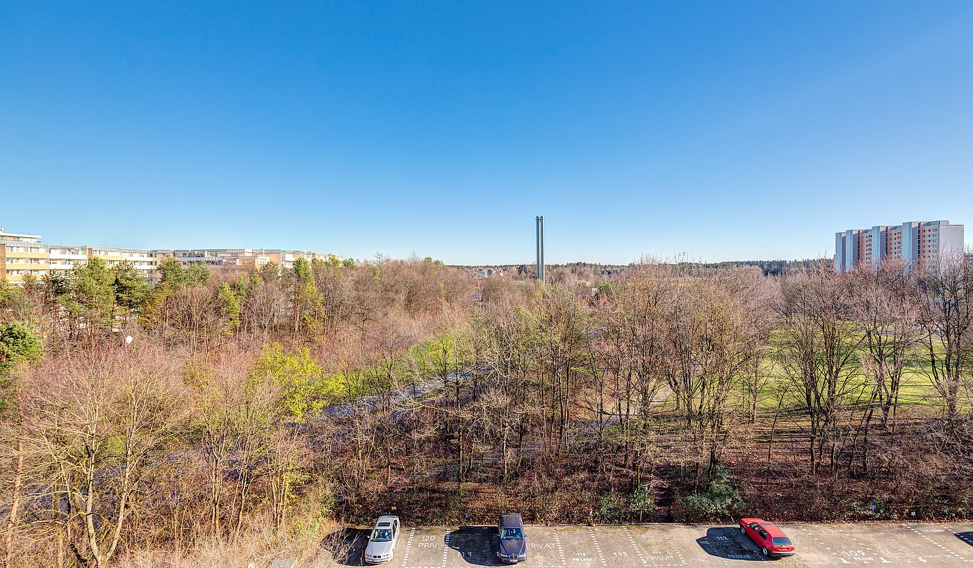 Apartment de 1 habitación | 70308 | Blick vom Balkon