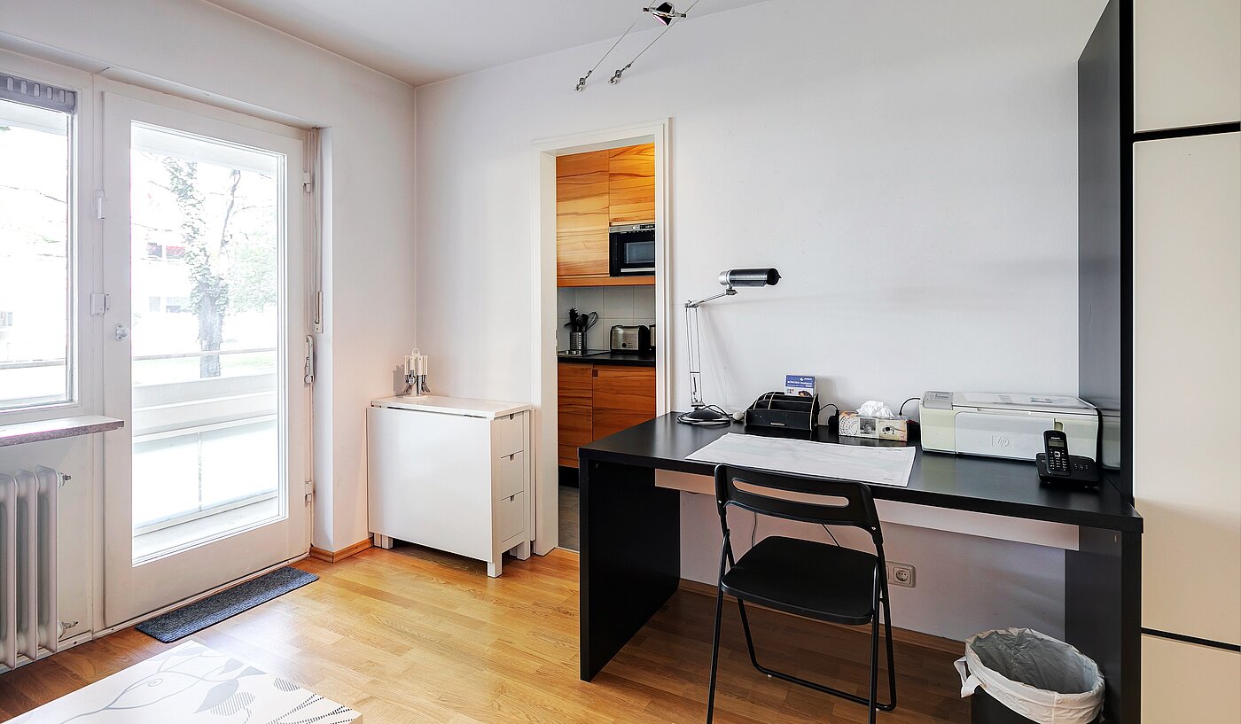 Piso en planta baja de 1 habitación | München-Nymphenburg | 2203ML1 | ...Arbeiten...