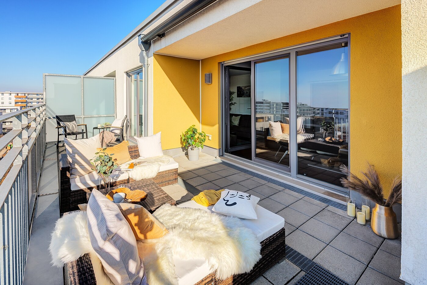 Piso ático de 3 habitaciones | München-Riem | 701701 | ...Dachterrasse mit...