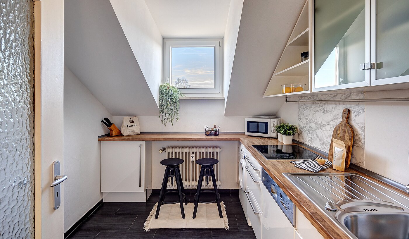 Apartamento de 2 habitaciones | München-Untermenzing | 70177 | Einbauküche...