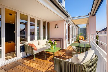 Au-Haidhausen: Diseño único: exclusivo apartamento con azotea en Gasteig