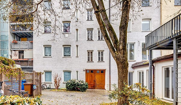 Piso loft de 1 habitación | München-Isarvorstadt | 2211ML7 | Blick zum Vordergebäude