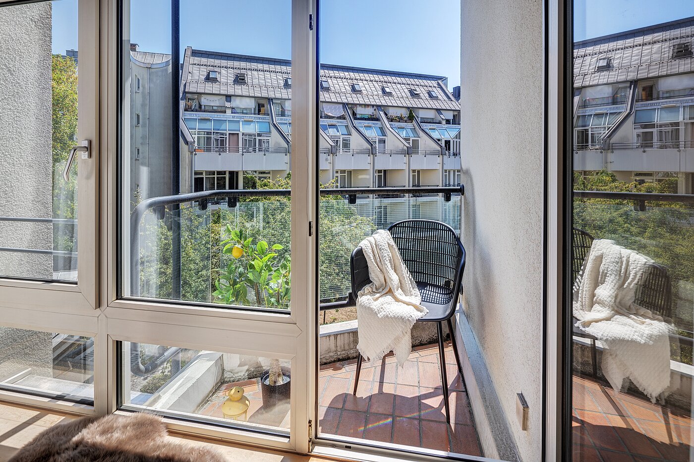 Apartamento de 1.5 habitaciones | München-Maxvorstadt | 70480 | Balkon